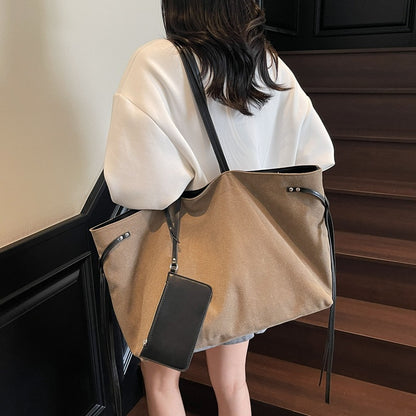 Spacious Canvas Tote Bag Acalora