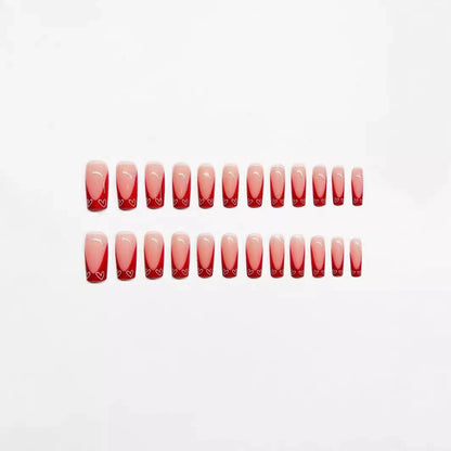 Elegant Double-Tip Press-On Nail Set Acalora