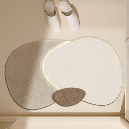 Floral-Inspired Decorative Bath Mat