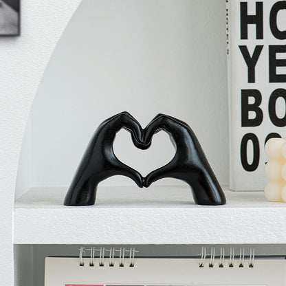 Decorative Heart-shaped Sculpture Acalora