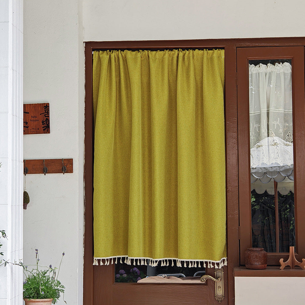 Elegant Textured Door Curtain