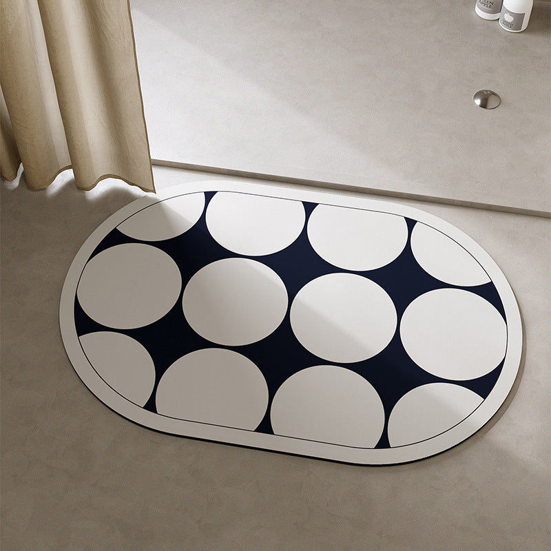 Playful Cat-Themed Bath Mat