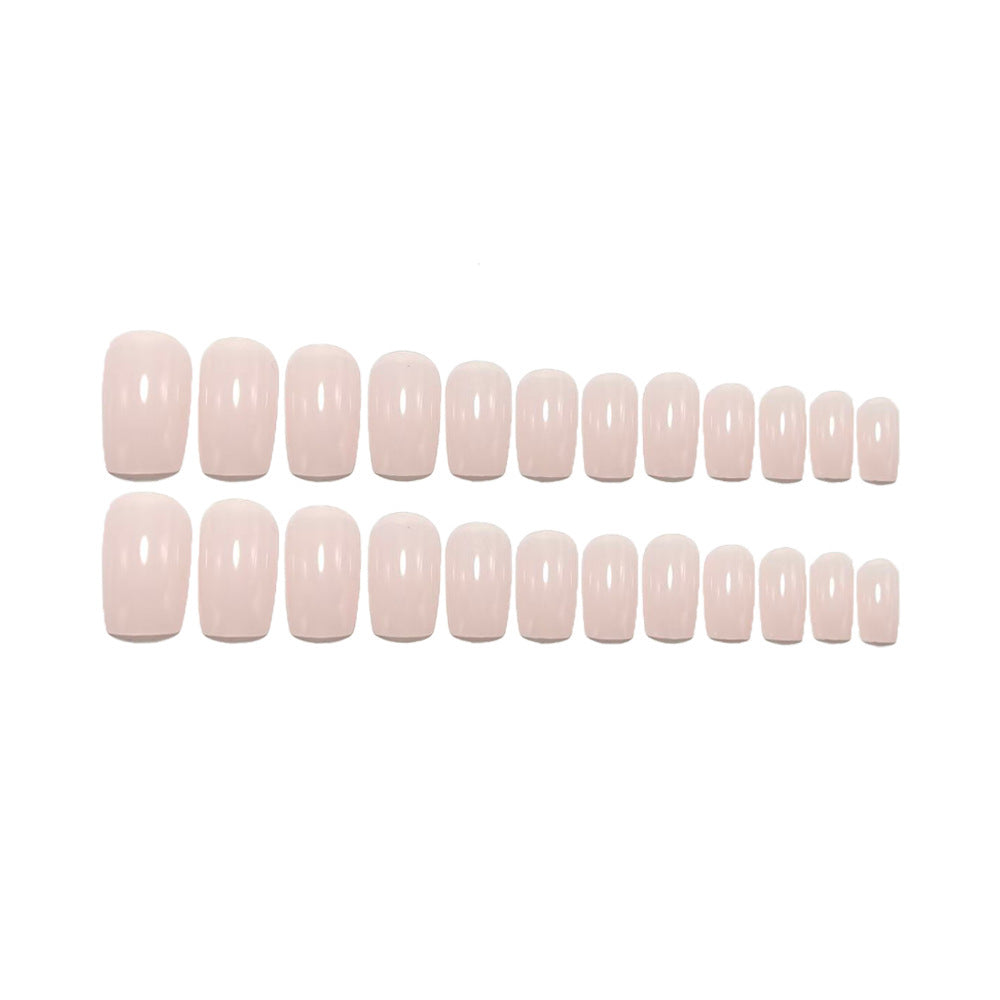 Artificial nails in elegant nude look Acalora