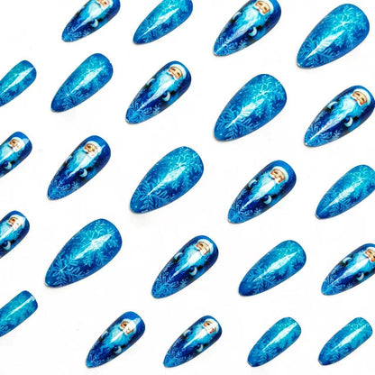 Festive Character-Themed Nail Art Acalora