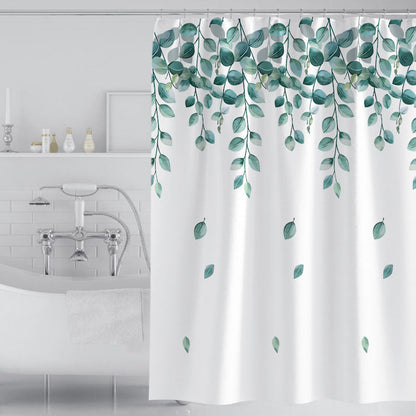 Botanical-Themed Shower Curtain