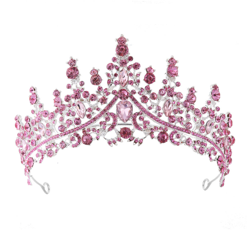 Ladies' Rhinestone Tiara with sparkling gemstone wreath