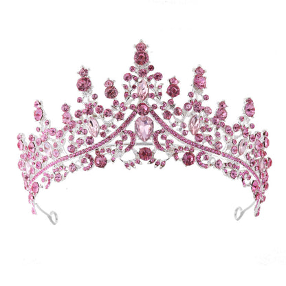 Ladies' Rhinestone Tiara with sparkling gemstone wreath