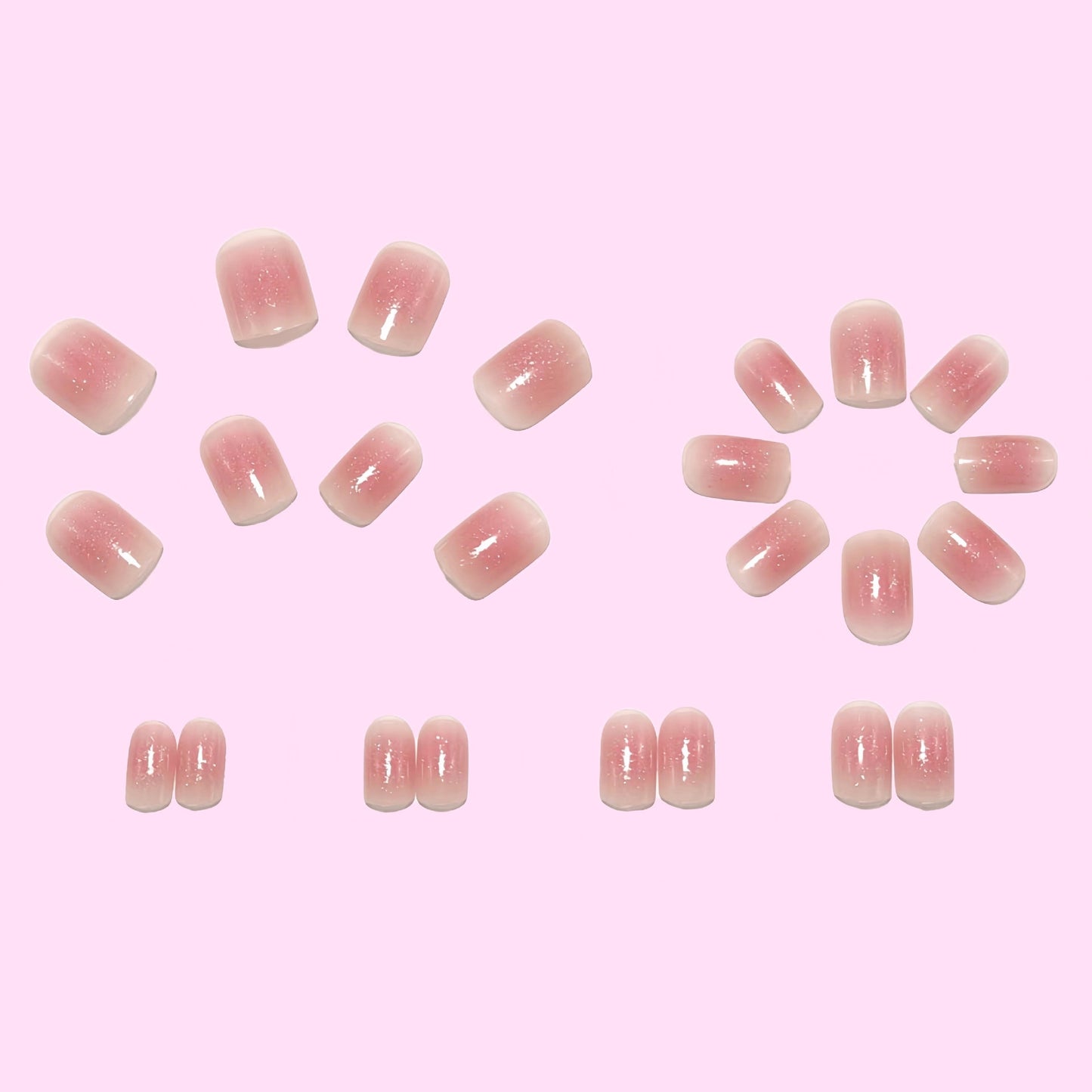 Transparent Nail Design Acalora