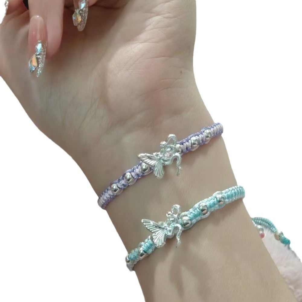 Adjustable Butterfly Charm Bracelet Acalora
