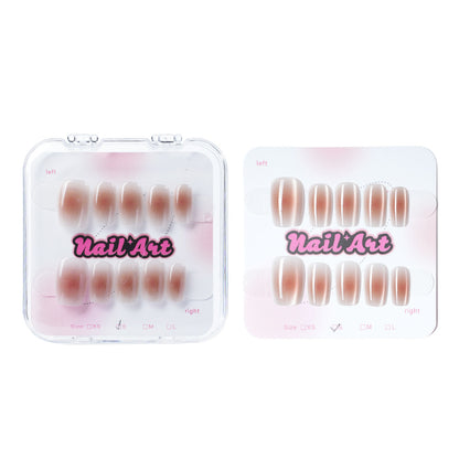 Glossy Press-On Nail Art Set Acalora
