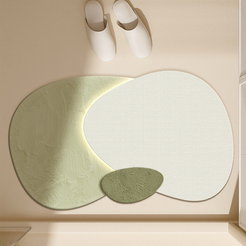 Floral-Inspired Decorative Bath Mat