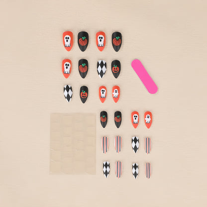 Halloween Theme Artificial Nails Acalora
