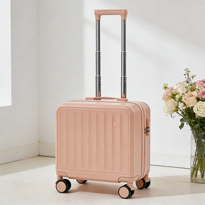hardshell carry-on suitcase with telescopic handle and 360 degree spinner wheels Bowlift