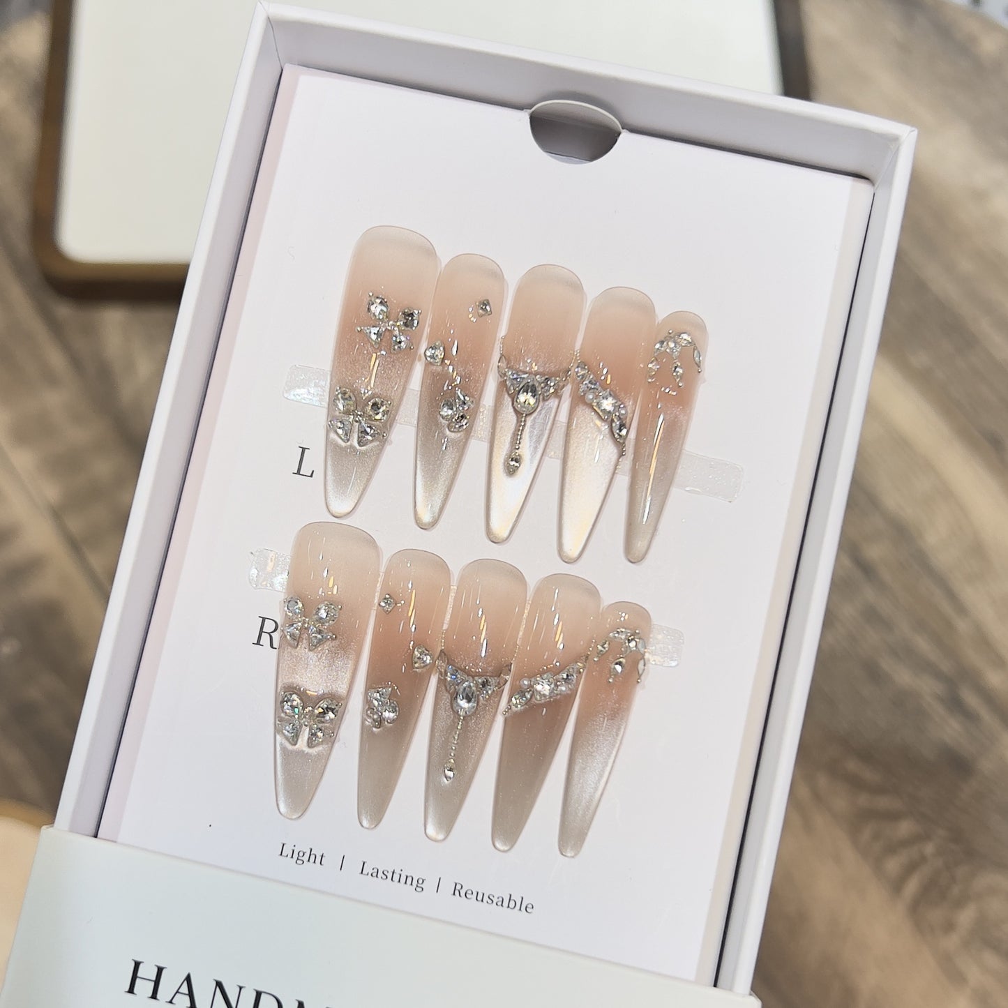 Reusable Stiletto Nail Tips Acalora