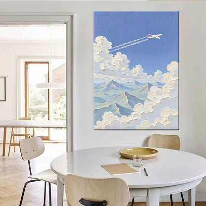 Scenic Sky and Mountain Artwork