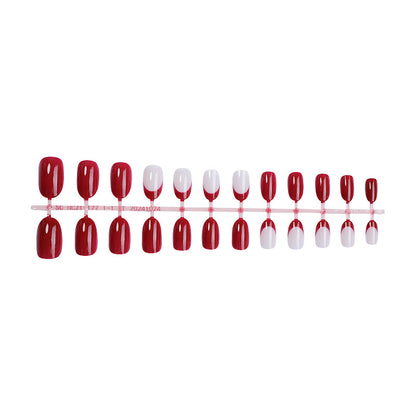 Premium Glossy Press-On Nail Art Set Acalora