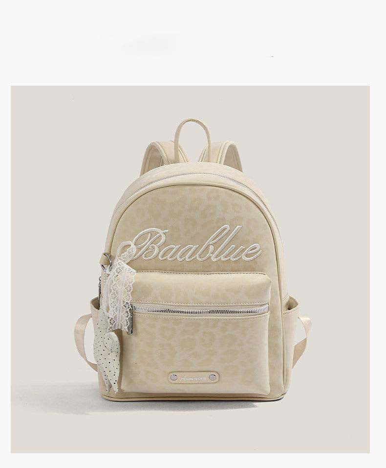 Star-Embellished Casual Backpack Acalora