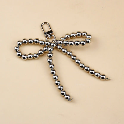 Elegant Pearl Bow Brooch Acalora