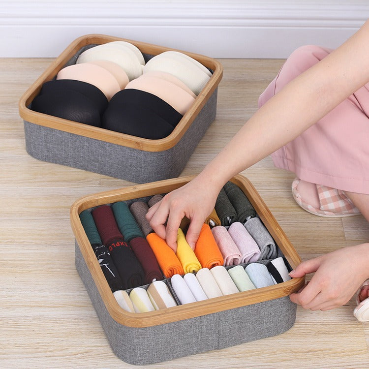 Practical storage basket with compartments Acalora