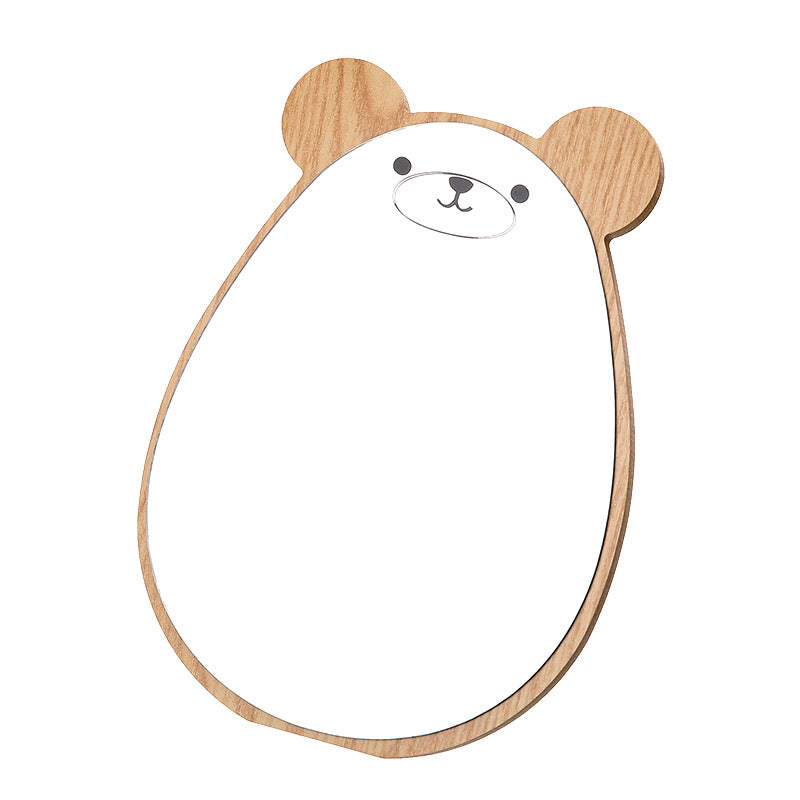Bear-Themed Decorative Wall Mirror