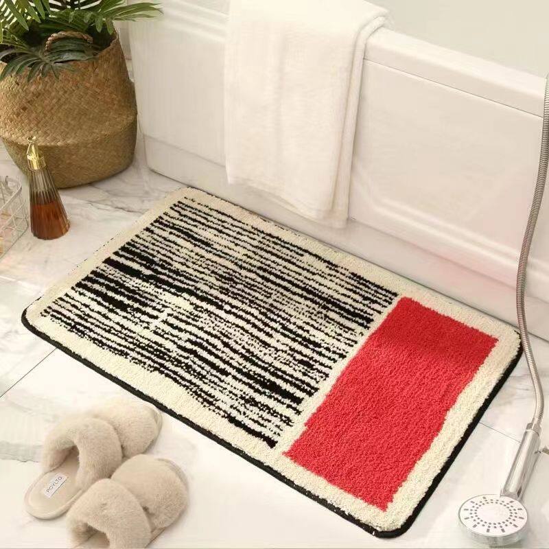 Modern Abstract Pattern Bath Mat