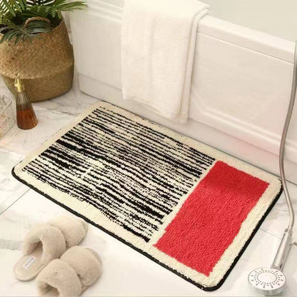 Modern Abstract Pattern Bath Mat