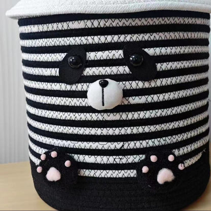 Funny Seat Pouf in Panda Design Acalora
