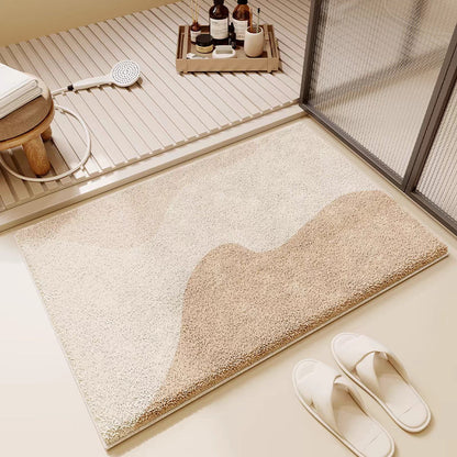 Contemporary Abstract Bath Rug