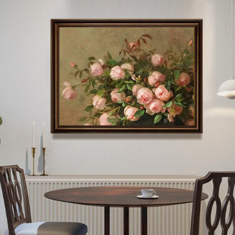 Vintage Flower Pattern Still Life Art Print