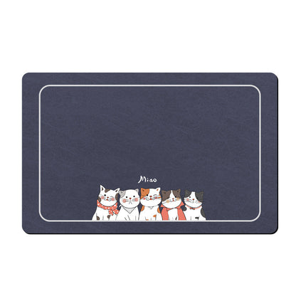 Cat-Themed Decorative Entry Mat