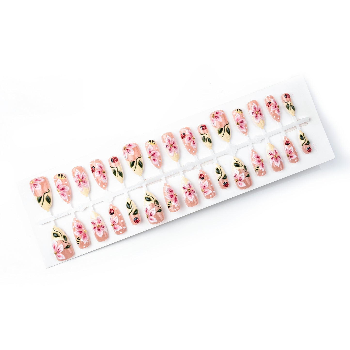 Floral Design Decorative Press-On Nail Set Acalora