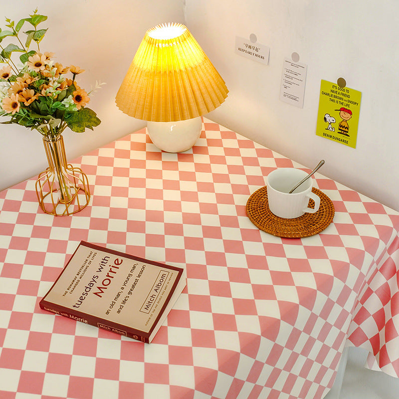 Checkered Pattern Dining Table Cloth