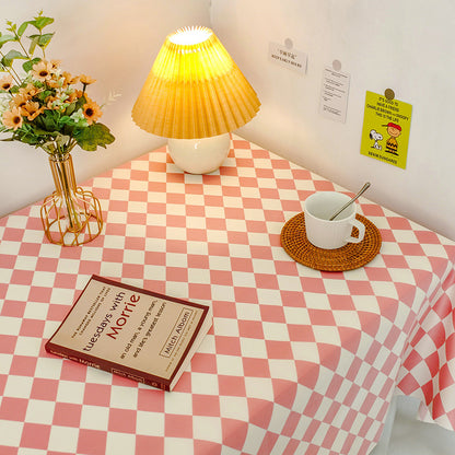 Checkered Pattern Dining Table Cloth