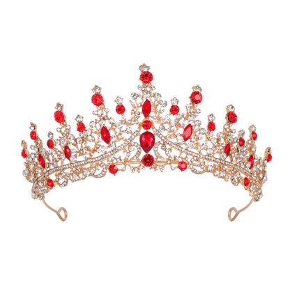 Ladies' Rhinestone Tiara with sparkling gemstone wreath