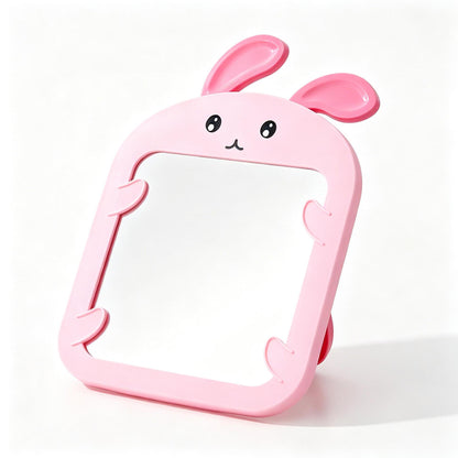 Cute Bunny-Themed Handheld Mirror