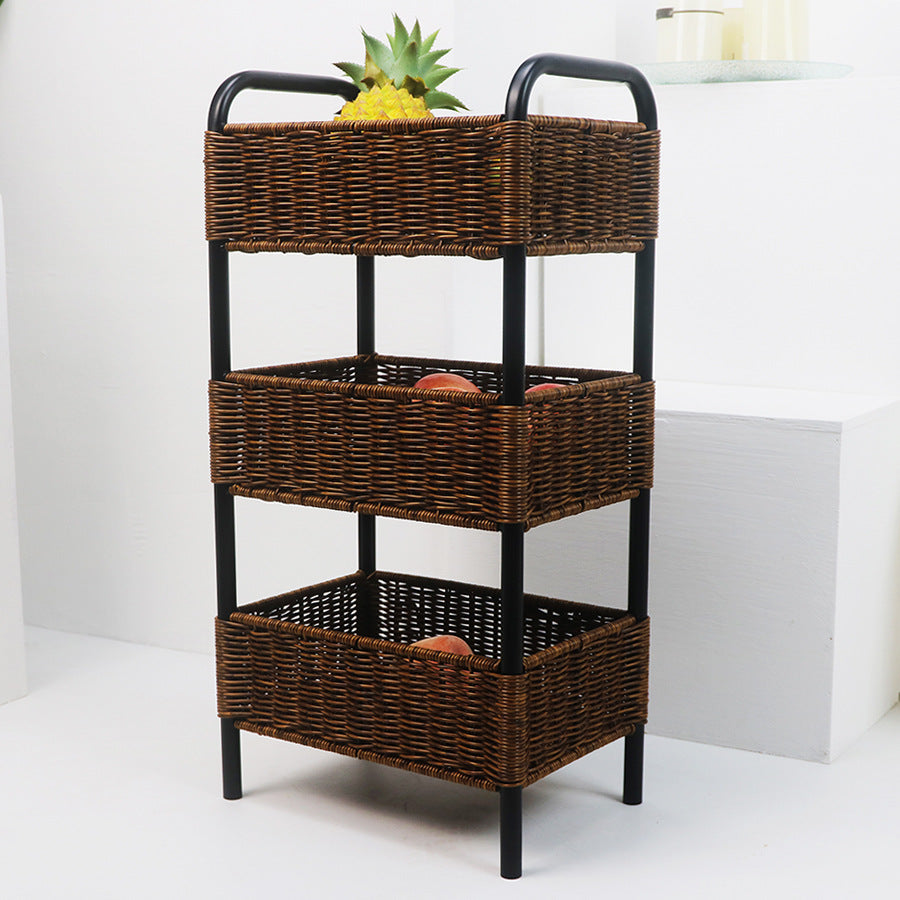 Multi-Tier Woven Storage Rack Acalora 1787892970