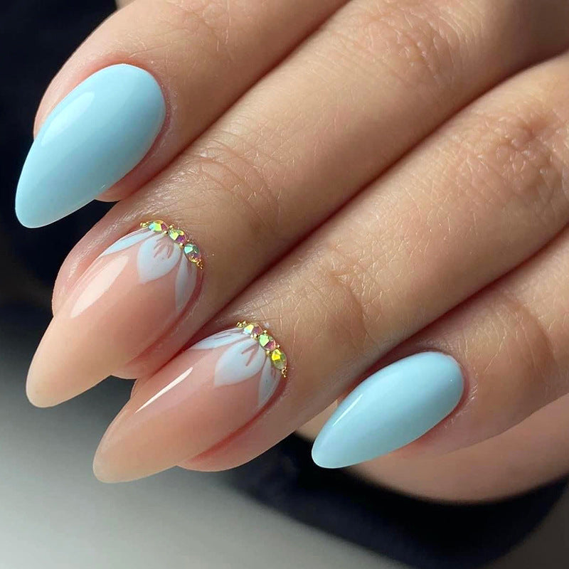 Artificial nail set with unique patterns Acalora