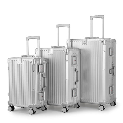 Unisex Aluminium Hard-shell Travel Luggage Set Brehn