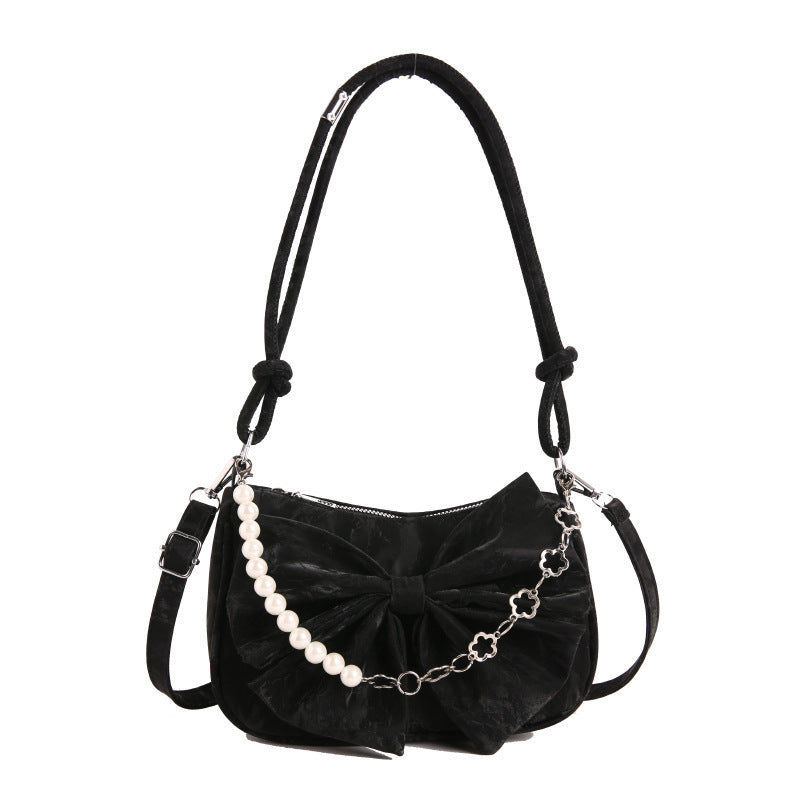 Elegant Bow-Embellished Handbag Acalora