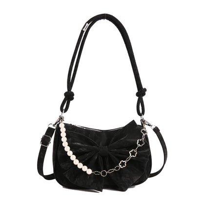 Elegant Bow-Embellished Handbag Acalora