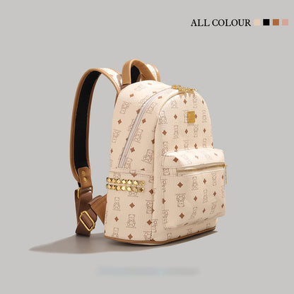 Stylish Character-Printed Backpack Acalora