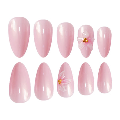 Elegant Floral Nail Art Acalora