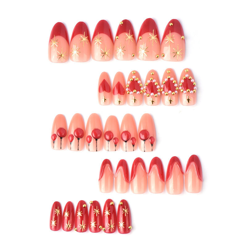 Artificial nails in classic style Acalora