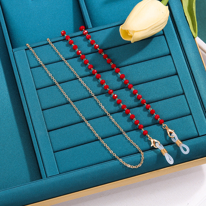 Elegant Beaded Eyewear Chain Acalora 1788164382
