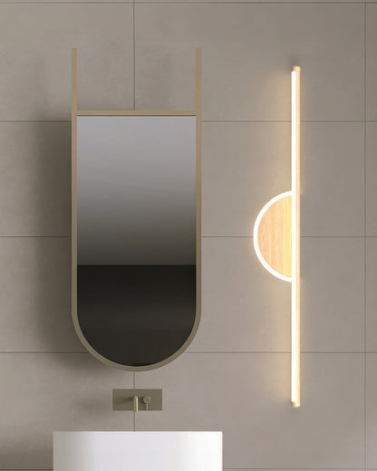 Skanto | Modern Wooden Arc Wall Lamp