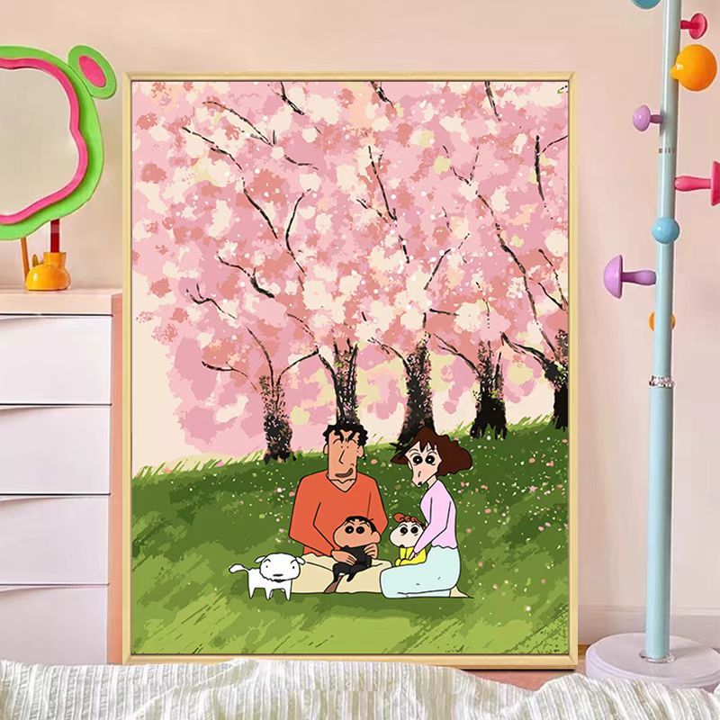 Whimsical Family-Themed Canvas Wall Art