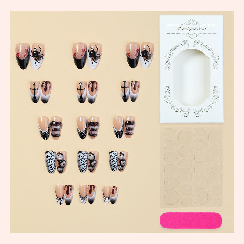 Gothic-Themed Press-On Nail Collection Acalora