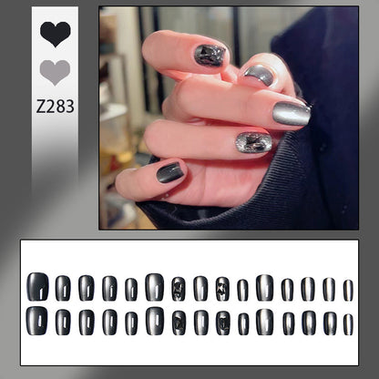Artificial nails with trendy metallic design Acalora