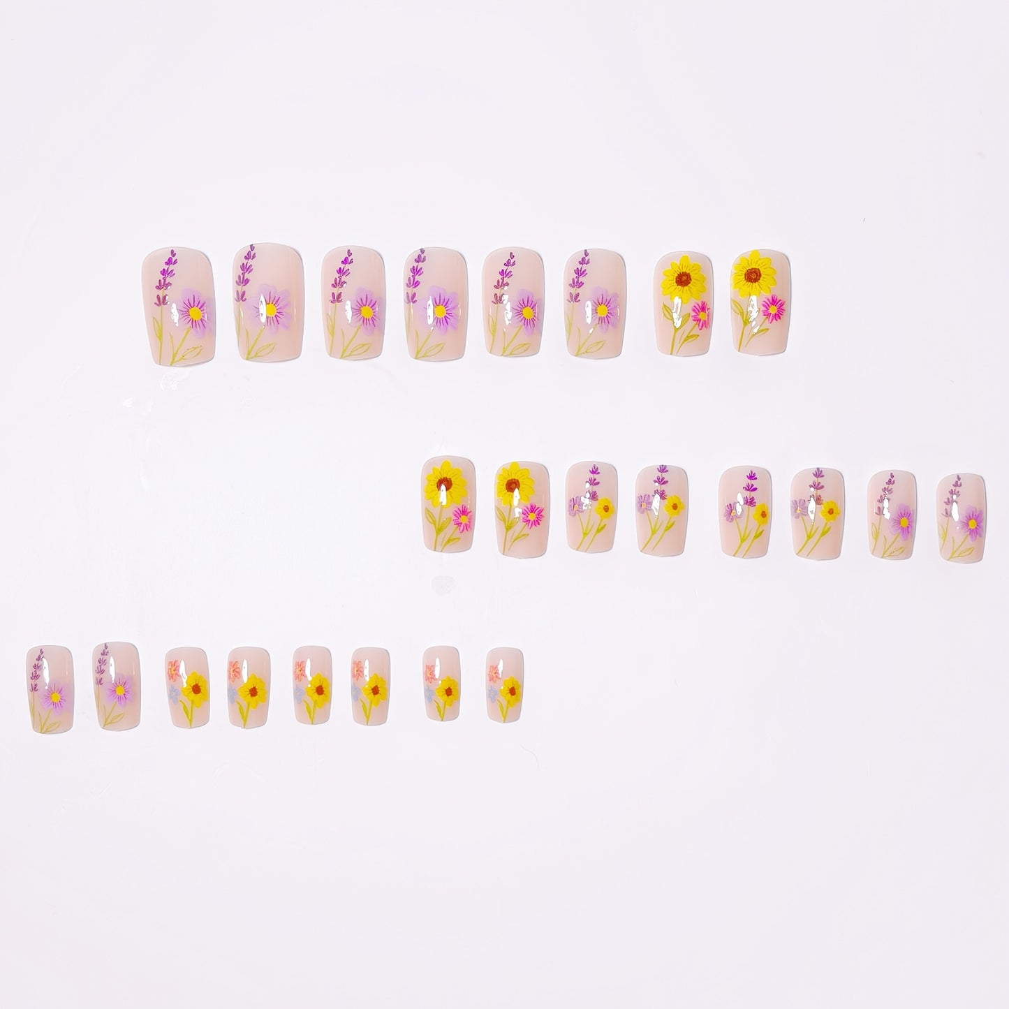 Floral 3D Nail Art Acalora