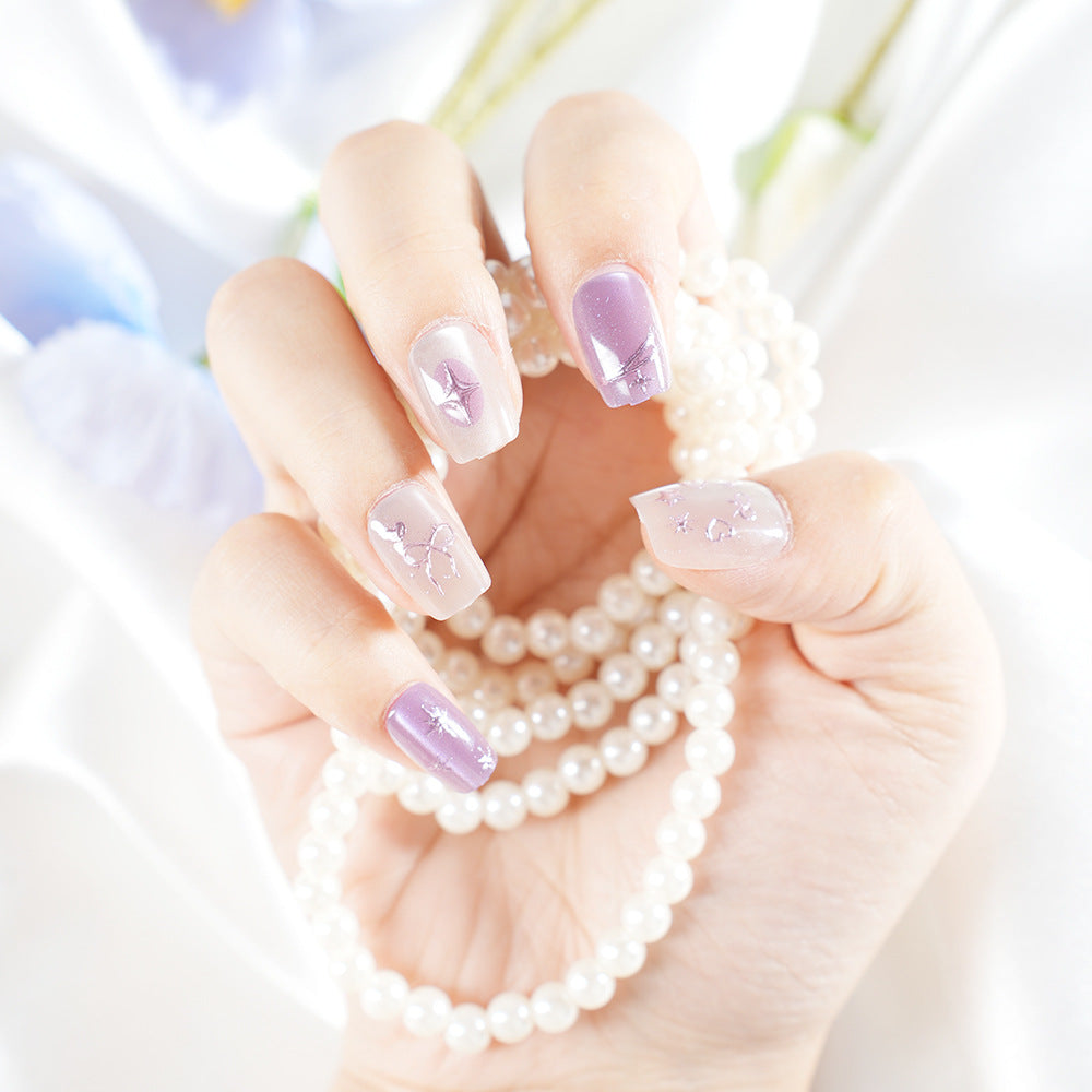 Elegant Premium Press-On Nail Art Set Acalora